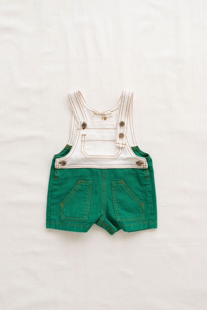 Vintage Short Overall | Emerald
