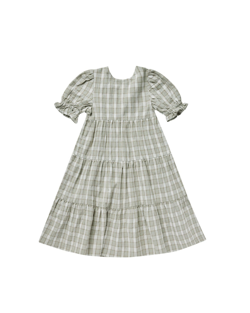 FRANNIE DRESS | PEWTER PLAID