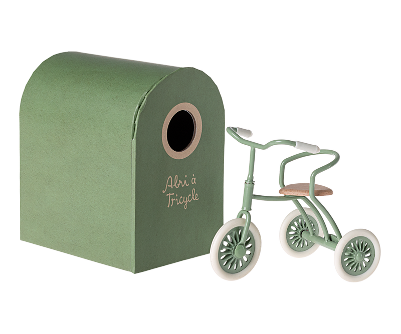 Abri a tricycle, Mouse | Green