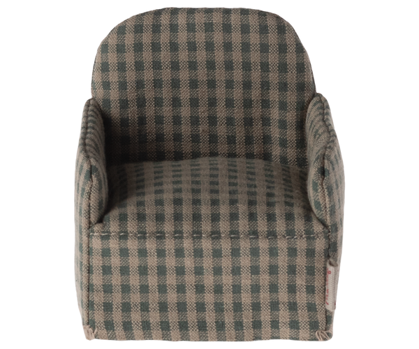 Chair, Mouse | Green checker