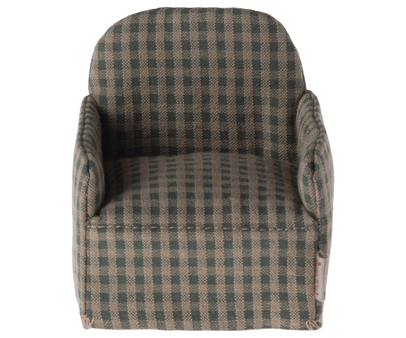 Chair, Mouse | Green checker