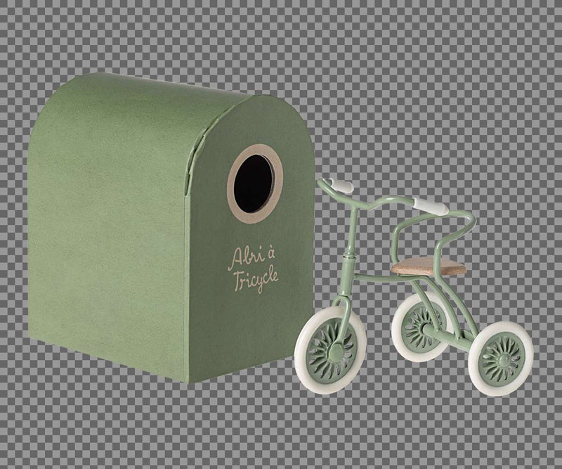 Abri a tricycle, Mouse | Green