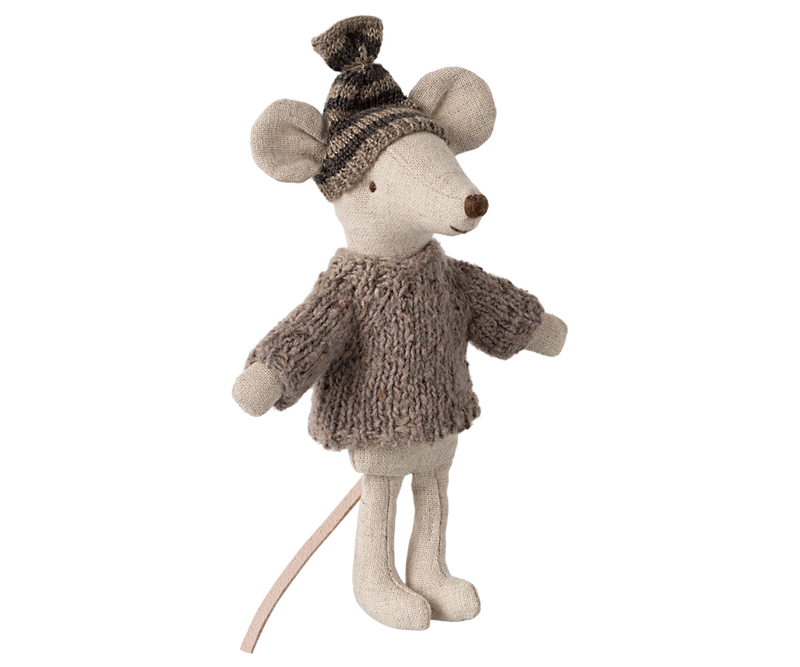 Knitted sweater and hat | Big brother mouse