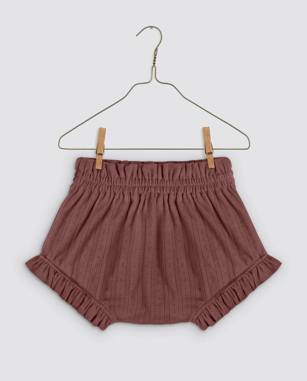 Didi Pointelle Bloomers | Marsala