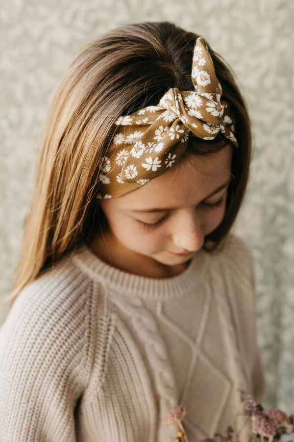 Organic Cotton Headband | Daisy Floral