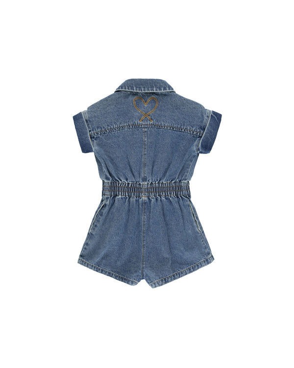 UTILITY ROMPER | INDIGO