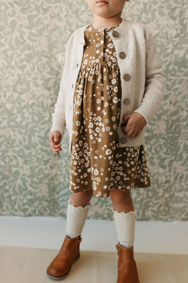Organic Cotton Bridget Dress | Daisy Floral