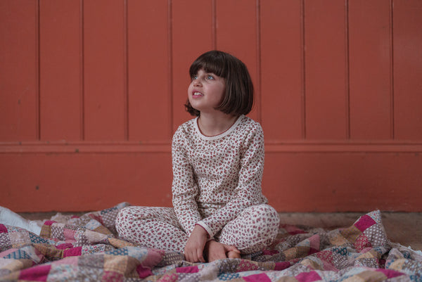 Organic Pointelle Pajamas | Posy Floral