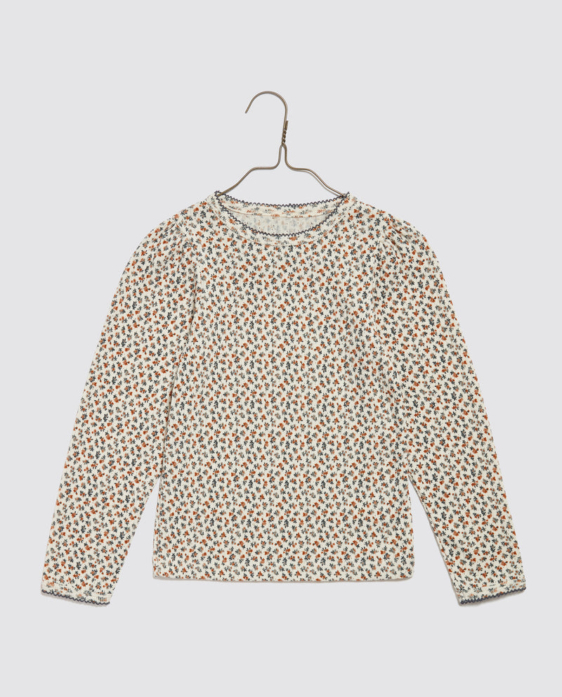 Pointelle T-shirt | Orchard floral Jersey