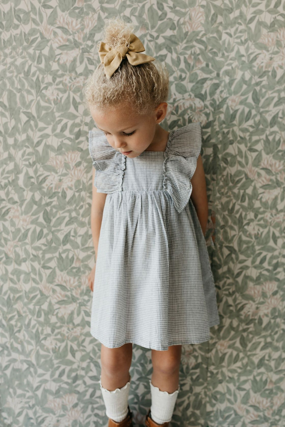 Organic Cotton Gingham Sylvie Dress – Barba & Roo