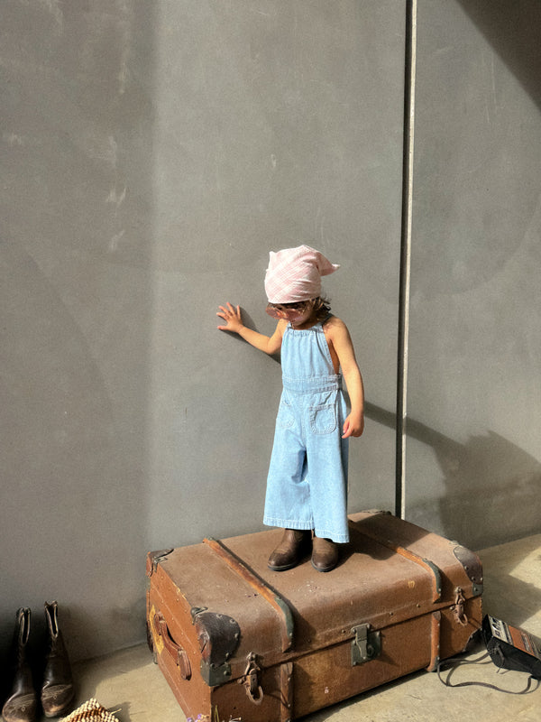 Head Scarf | Pink Check