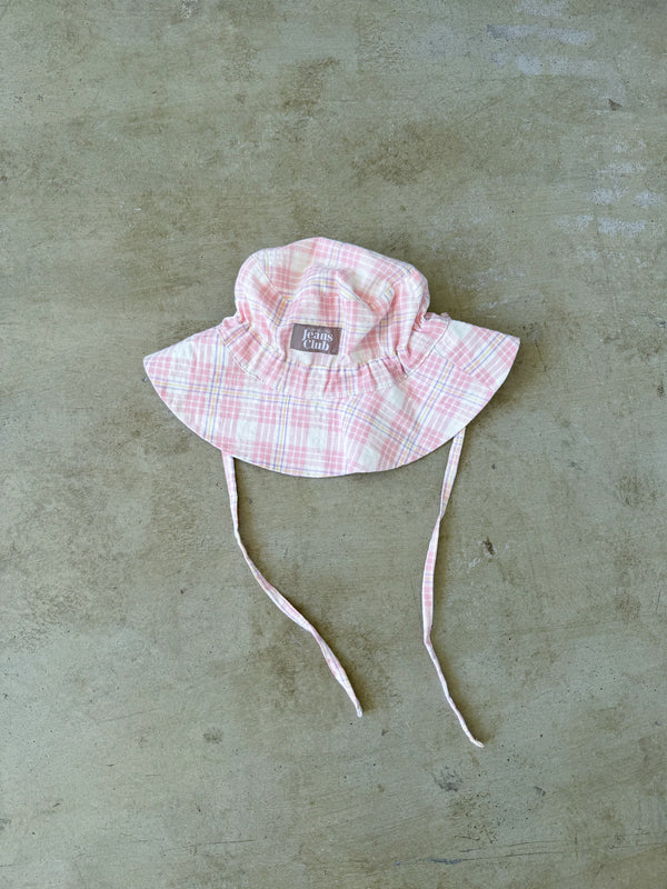 Bucket Hat | Pink Check