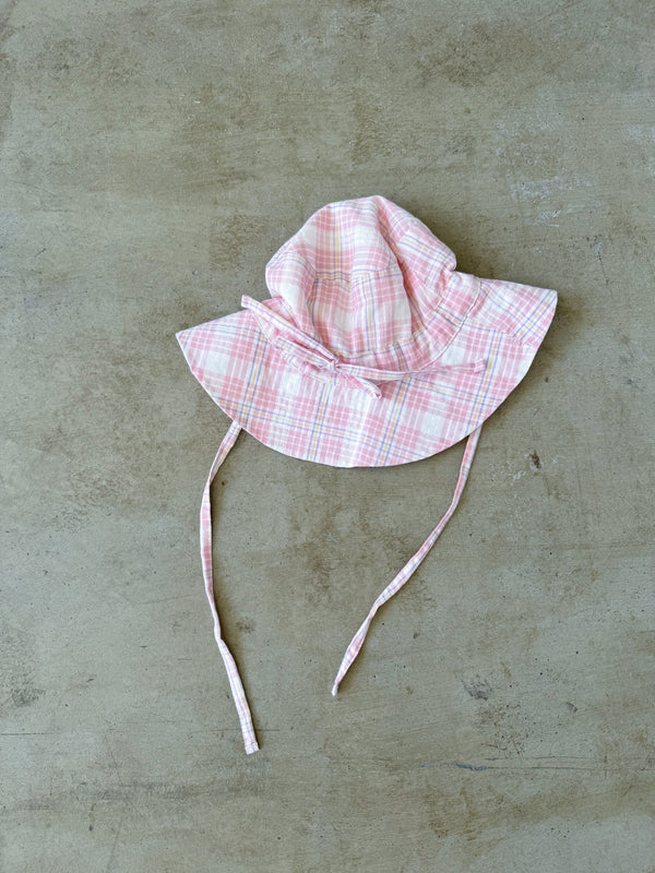 Bucket Hat | Pink Check