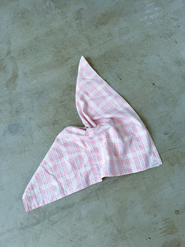 Head Scarf | Pink Check