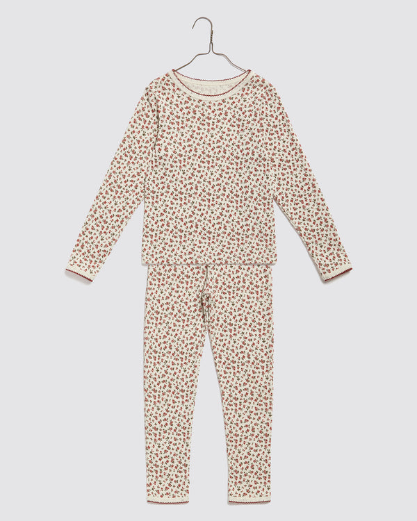 Organic Pointelle Pajamas | Posy Floral