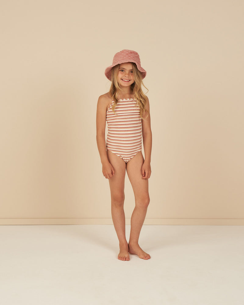 SKY ONE-PIECE | PINK STRIPE