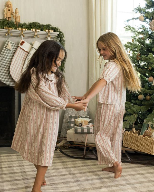 GIRL'S NIGHTGOWN | CANDY CANE STRIPE