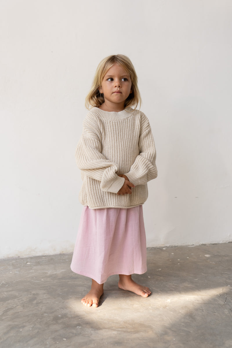 Chunky Knit Jumper | Natural