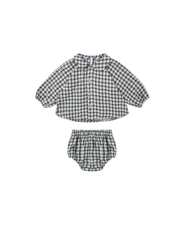 NELLIE SET | NAVY CHECK