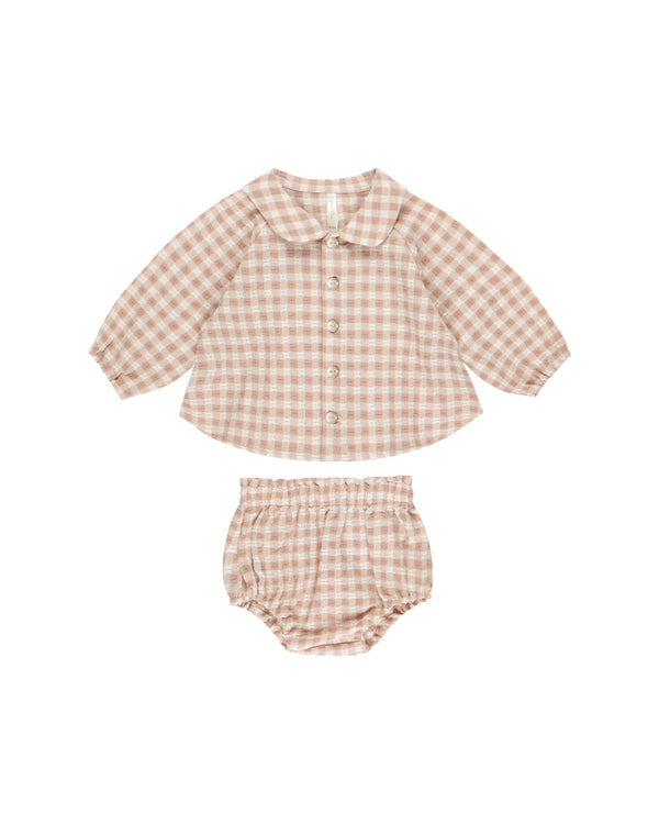 NELLIE SET | PINK GINGHAM