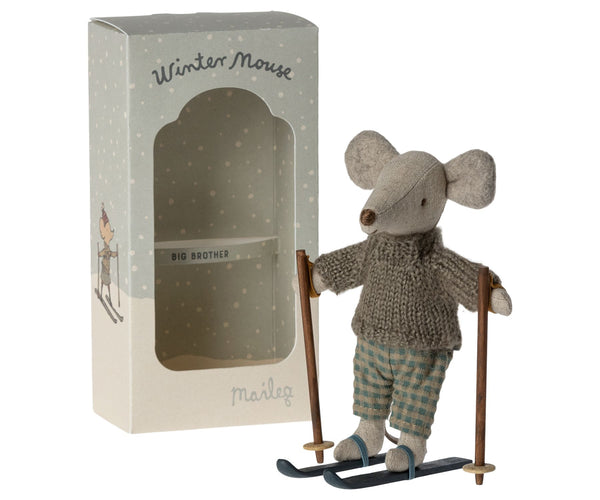 Winter Mouse with Ski Set | Big Brother