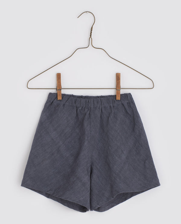 Amelia shorts | blue linen