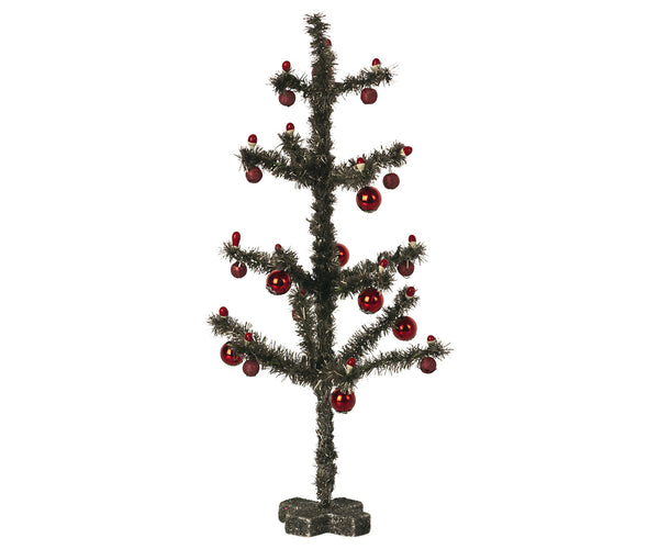 Christmas tree in antique silver