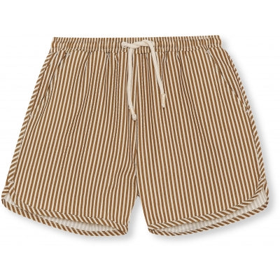 asnou swimshorts | bronze brown stripe