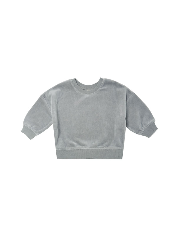 Drop Shoulder Sweatshirt | dusty blue
