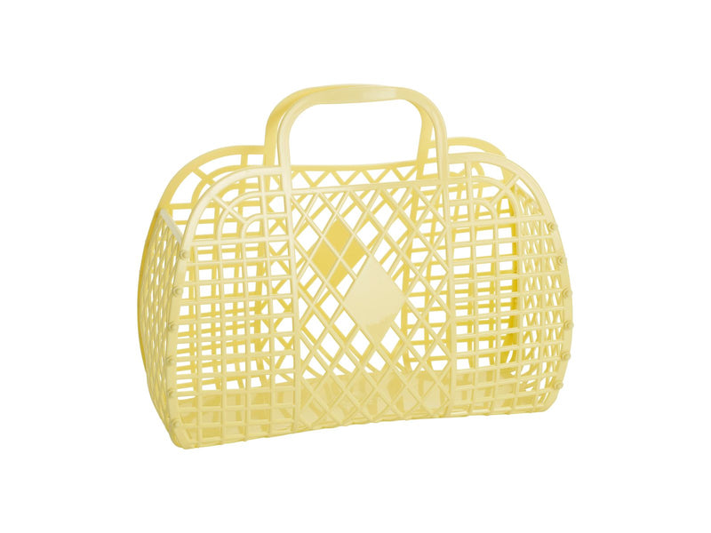 Retro Basket | Small | Yellow