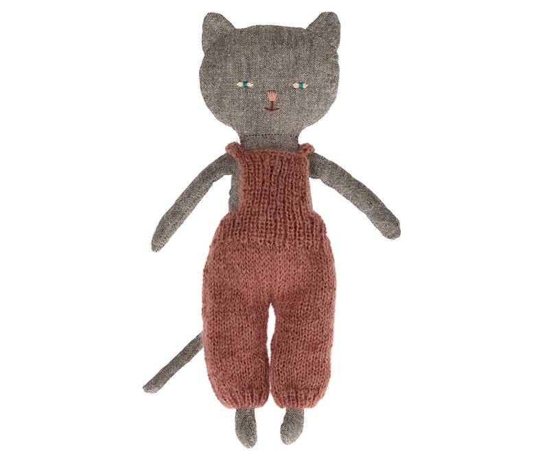 Kitten in Overalls | Grey