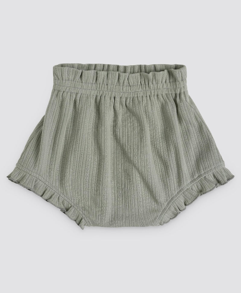 Didi Bloomers | organic pointelle in seagrass