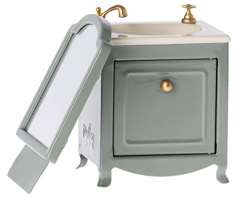 Sink Dresser W. Mirror, Mouse | DARK MINT