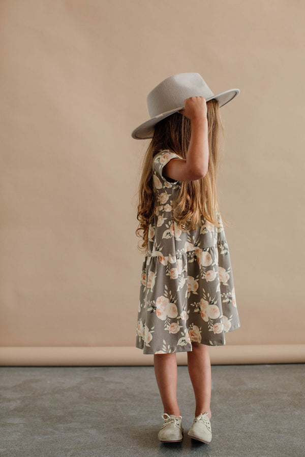 Double Ruffle Dress | Floral