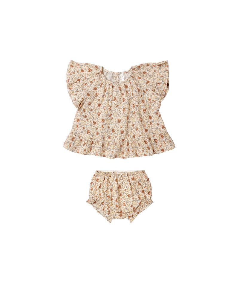 BUTTERFLY TOP & BLOOMER SET | FLOWER FIELD