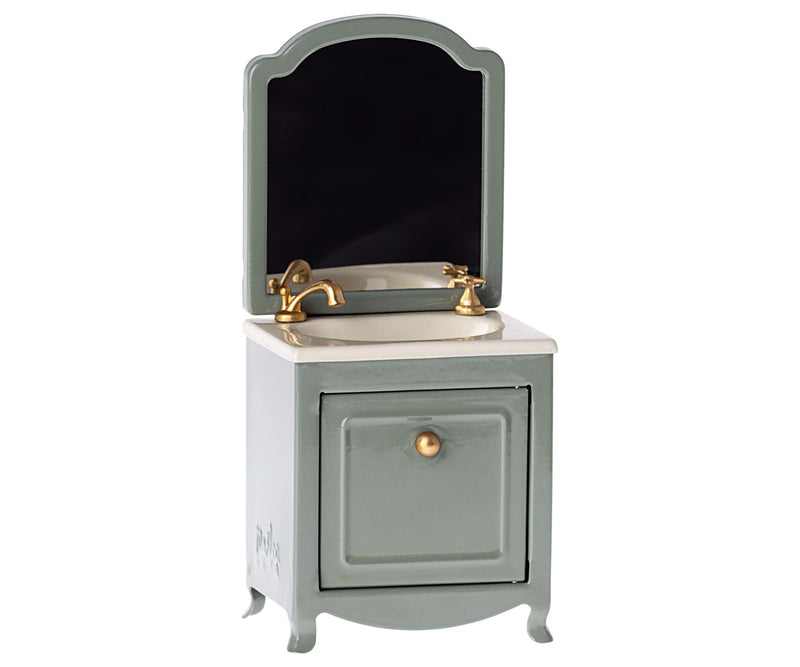 Sink Dresser W. Mirror, Mouse | DARK MINT