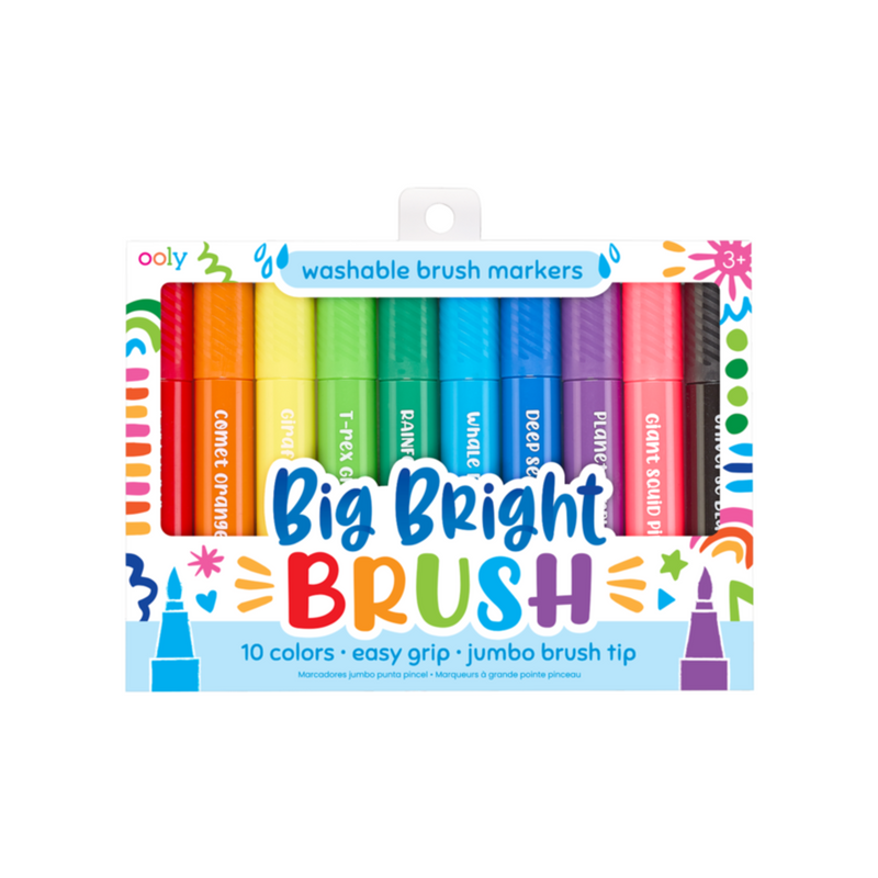 big bright brush markers