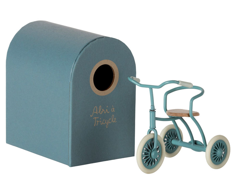 Abri a tricycle, Mouse | Petrol Blue