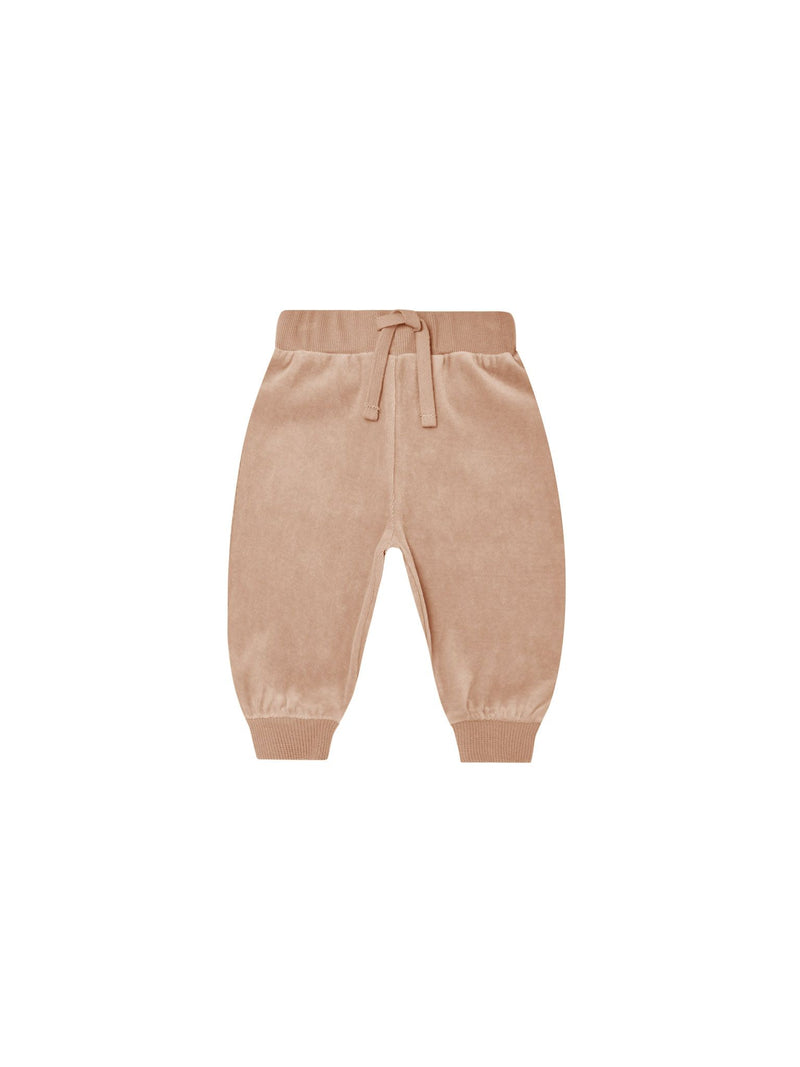 VELOUR RELAXED SWEATPANT | BLUSH